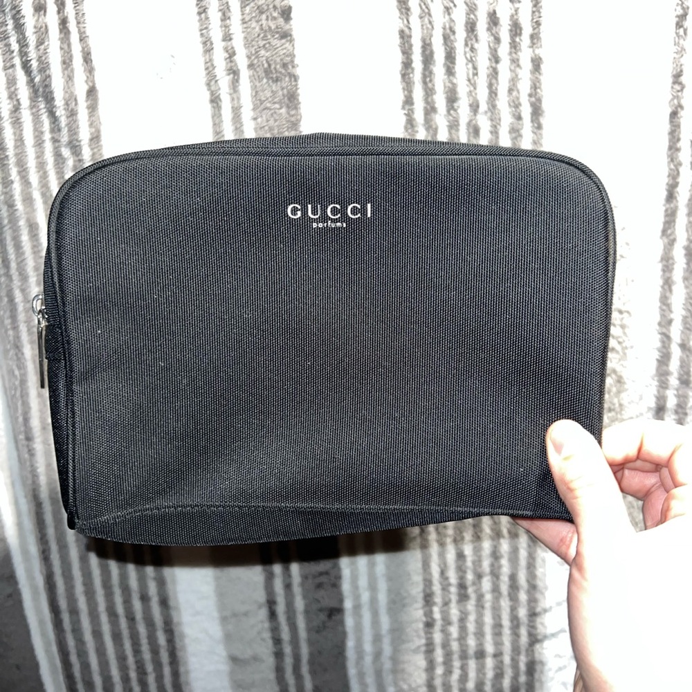 Gucci Black Toiletry Bag for Men